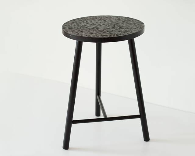 Solid Wood Stool - Side Table Plant Stand Accent Chair Round Stool Small Wooden Interior Handcrafted - image 1