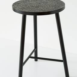 Solid Wood Stool - Side Table Plant Stand Accent Chair Round Stool Small Wooden Interior Handcrafted - thumbnail 2