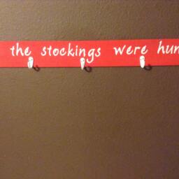And The Stockings Were Hung Decal - Christmas Wall Custom Vinyl For Happy Holidays Family Feel Home Decor - thumbnail 2