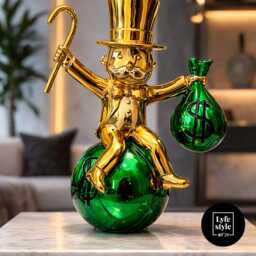 Mr Monops Pop Art Sculpture Chrome Finish, Alec Monopoly Inspired - thumbnail 2