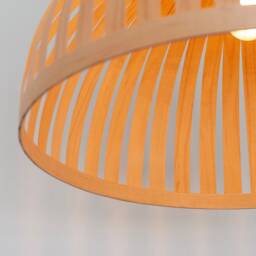 Maple Wood Pendant Light, Stylish Hanging Lamp Scandinavian Decor, Modern Chandelier Lighting - thumbnail 4