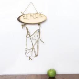 Better Together Relationship Gift Soulmate Be Mine Valentine Romantic Metal Wire Sculpture Abstract Art Anniversary Wall Hanging - thumbnail 2