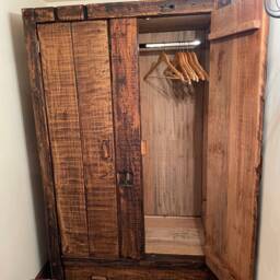 Chunky Wardrobe Made From Reclaimed French Oak - thumbnail 3