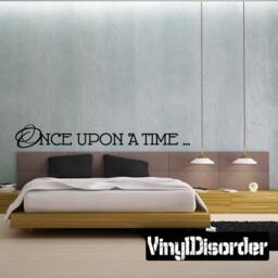 Once Upon A Time Princess Vinyl Wall Decal Or Car Sticker - Mv008Et - thumbnail 1
