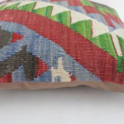 Kilim Pillow K20 16x16Inc, Kilim Cover, Home Decor, Decorative Throw - thumbnail 3