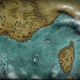 Fantasy Map Of France French Wall Art - thumbnail 3