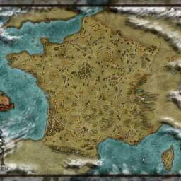Fantasy Map Of France French Wall Art - thumbnail 4