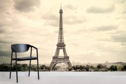 3D Eiffel Tower Wallpaper, Paris Wall Mural, Peel & Stick