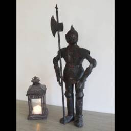 Suit Of Armour For A Rustic Knight Metal Sculpture - 89cm High - Small - thumbnail 3