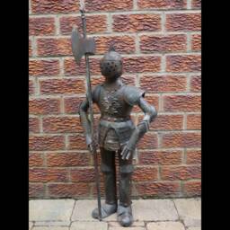 Suit Of Armour For A Rustic Knight Metal Sculpture - 89cm High - Small - thumbnail 4