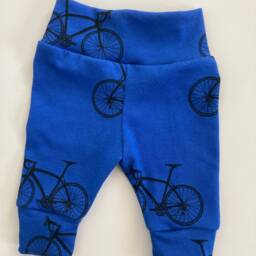 Bike Swaddle Blanket & Newborn Hat Set. Pants. Boy Take Home Photo Prop. Baby Shower Gift - thumbnail 3