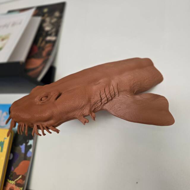 Wobbegong Shark Wall Mount - Animal Art Home Decor 3D Printed - image 1