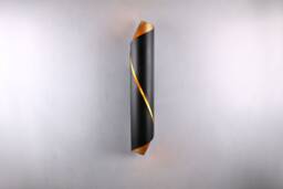 Black Roll Wall Lighting Aluminum Lamp Vanity Light Fixture, Sconce - #4 Model Ranor Design #567 - thumbnail 1