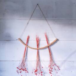U Bend Wave Air Plant Hanger, Air Plant Hanger, Bent Wood Display, Wall Hanging, Hanging Planter, Display - thumbnail 4