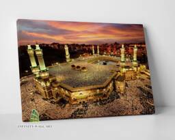 Islamic Canvas Art Kaaba Mecca Mosque Islam Wall Religion Print Picture Home Decor -D202 - thumbnail 1