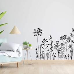 Sale Floral Wall Decals Large Flower Stickers - 25/Pack - thumbnail 2