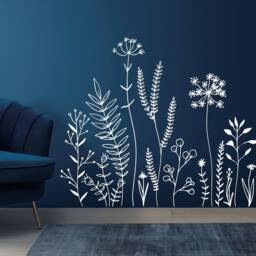 Sale Floral Wall Decals Large Flower Stickers - 25/Pack - thumbnail 3