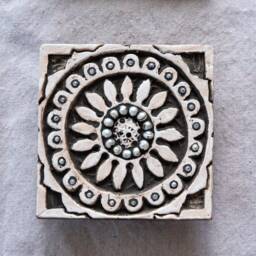 Black & White Tile Wall Art - Modern Motifs - Made To Order - thumbnail 3