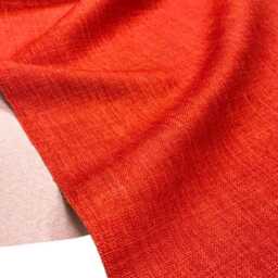 Bespoke Headboard Cover - Orange Linen Style Fabric - thumbnail 2