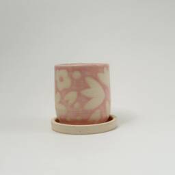 Mini Pink Petal Floral Planter - thumbnail 2