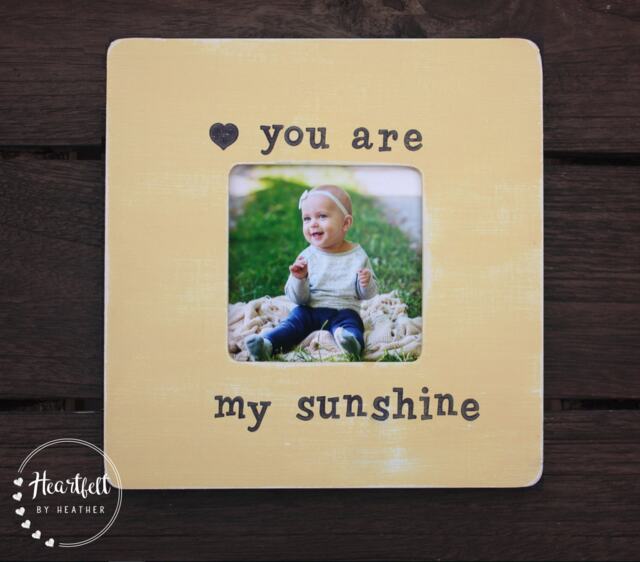 You Are My Sunshine Picture Frame, Personalized Baby Gift - image 1