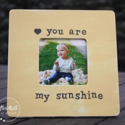 You Are My Sunshine Picture Frame, Personalized Baby Gift - thumbnail 2