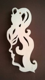 Aquarius Wood Carving Zodiac Constellation Wall Art - thumbnail 4