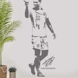 Jude Bellingham England Football Wall Decal Sports Bedroom Decor - thumbnail 3
