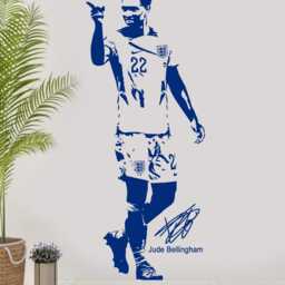 Jude Bellingham England Football Wall Decal Sports Bedroom Decor - thumbnail 2