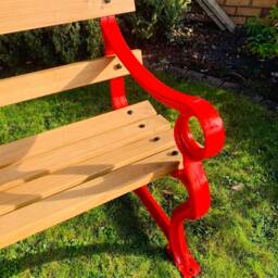 Fully Restored Cast Iron Garden Bench Seat Chair Patio - thumbnail 3
