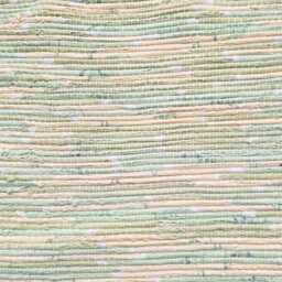 Woven Rug 21 X 29 Primitive Farmhouse Decor Yellow Green - thumbnail 2