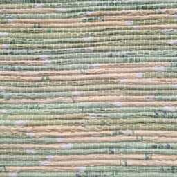 Woven Rug 21 X 29 Primitive Farmhouse Decor Yellow Green - thumbnail 4
