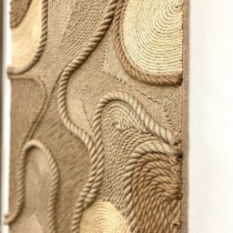 Handmade Jute & Sisal Fiber Art Wall Hanging Modern Home Decor - thumbnail 3