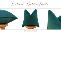 Mustard Yellow Striped Velvet Pillow Cover Luxury Couch Decor - All Duties Paid Usa - thumbnail 4