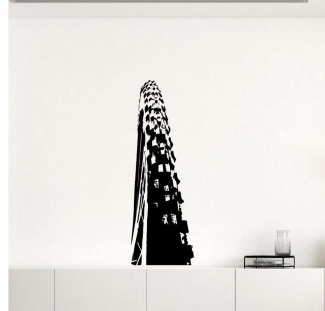 Bicycle Wheel Wall Decal Vinyl Sticker Sport Bike Riding Home Interior Removable Bedroom Decor - 2Bc1L - image 1