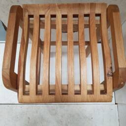Bar Stool, Handmade, Scottish Oak, Custom Heights & Seat Width Available - thumbnail 4