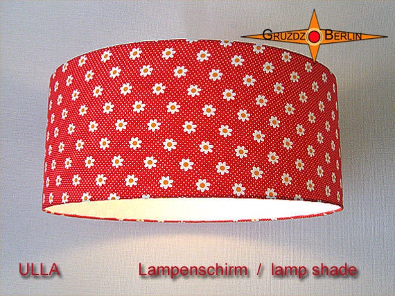 Lampshade Dotted Ulla ??45 cm Flowers Polka Dots Lamp - image 1