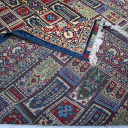 6x9 Tribal Area Rug, Afghan Hand Knotted Wool Rare Colors, Unique Geometric Patterns, Oriental Turkmen Rugs For Living Room - thumbnail 4