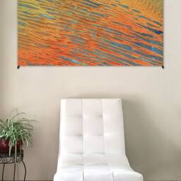 Yoga Gift - Nature Wall Hanging Landscape Tapestry Art Hippie Psychedelic Map Desert Patter - thumbnail 2