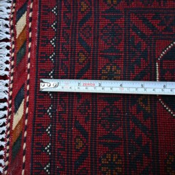 10X13, Large Oriental Rug, 13.0 X 9.9 Ft, Beautiful Handmade Afghan Turkoman Rug, Carpet, Living Room 100% Wool Area Rug - thumbnail 4