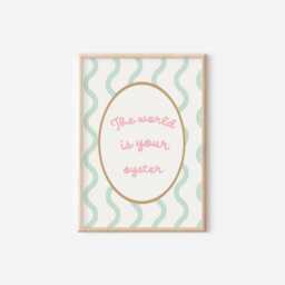 Ocean Mermaid & Shells Themed Prints For Girls Nursery, Bedroom Or Playroom - thumbnail 3