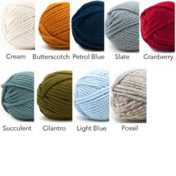 "Chunky Knit Blanket // Throw Crochet 59"" By 37" - thumbnail 4
