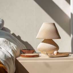 Dune Table Lamp - Soft Ambient Lighting Minimalist Boho Decor For Cozy Interiors - thumbnail 2