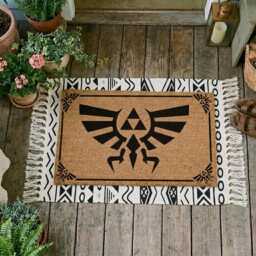 Legend Of Zelda Hyrule Doormat - Gaming Entrance Mat For Gamers - thumbnail 1