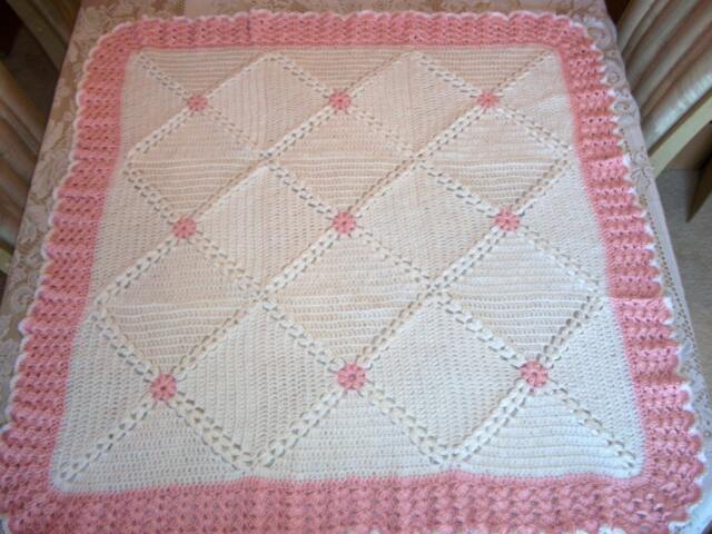 Crochet Baby Blanket Warm & Soft To Coordinate With Nursery Colors Perfect Shower Gift For Take Me Home - image 1