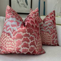 "Cowtan & Tout Pillow Cover ""Coromandel" - thumbnail 3
