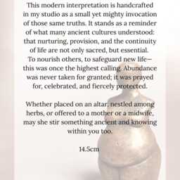 Venus Of Willendorf Inspired Sculpture Fertility Goddess Statue - thumbnail 3
