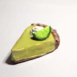 Key Lime Pie Ornament - Citrus Dessert Christmas Decor - thumbnail 4
