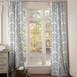 Traditions Custom Curtains Any Length, 25 Inch - 100 Wide Panels, Extra Long Modern Drapes, Small Window Treatments, 2 Panels - thumbnail 2