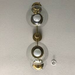 Kaneda Modern 4 Light 6In Globe Sputnik Mid Century Industrial Chandelier - thumbnail 3